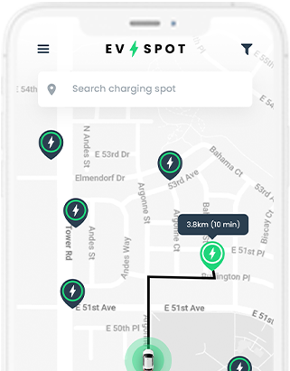 EVspot - Electric Vehicle Charging Station Finder App at Jotech Apps