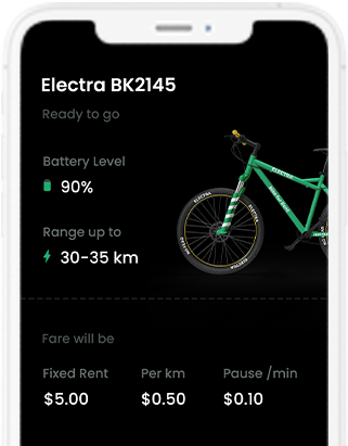 Electra - Electric Bicycle Rental App, Scooter/Bike Rent App at Jotech Apps