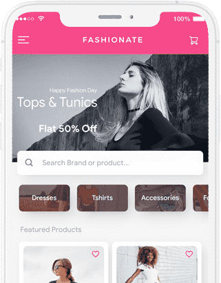 Fashionate - Fashion Ecommerce App, Online Shopping App, Fashion Store App at Jotech Apps