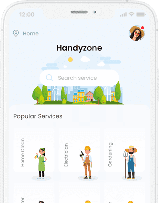 Handyzone - Home Service Booking app with service finder app and service provider app at Jotech Apps