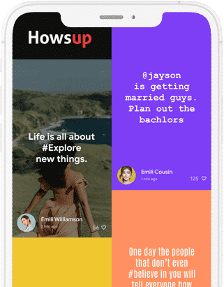 Howsup - Social sharing App, Post Sharing App, Video sharing app at Jotech Apps