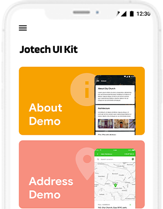 Jotech UI Kit - UI elements with 100+ Screens, Ready to use UI Kit at Jotech Apps