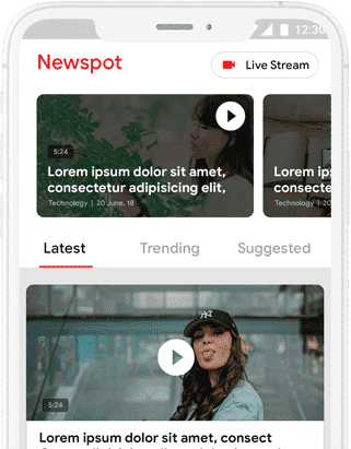 Newspot - Blog App, Blogging App, News App at Jotech Apps