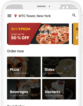 Pizzamenia - Online Pizza Ordering App, Food App at Jotech Apps