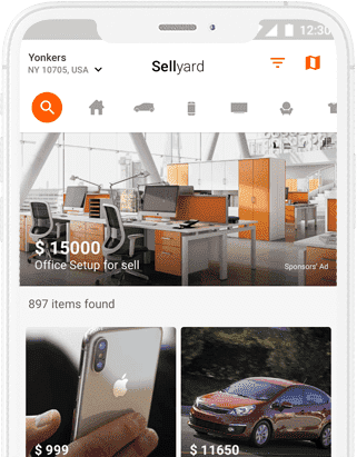 Sellyard - Classifieds Re-seller App, Online Buying Selling app at Jotech Apps